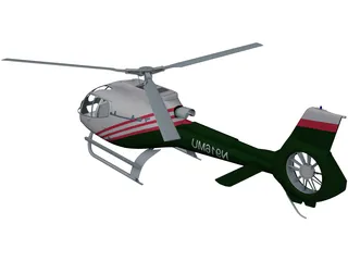 Eurocopter EC-130 3D Model preview