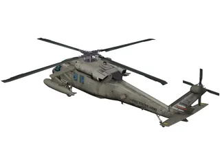 Sikorsky UH-60 Black Hawk 3D Model preview