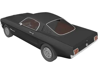 Ford Mustang (1963) 3D Model preview