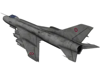 Sukhoi SU-7 3D Model preview