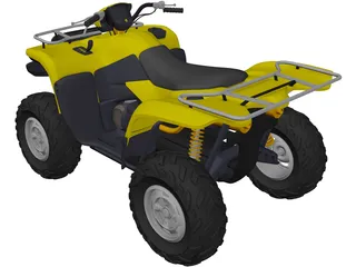 Suzuki Quad Cycle 3D Model preview