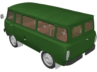 UAZ 3D Model preview