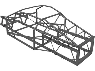 Frame Wisniewski One 1 V8 3D Model preview