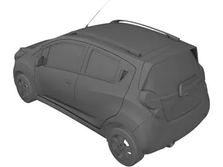 Chevrolet Spark 3D Model preview