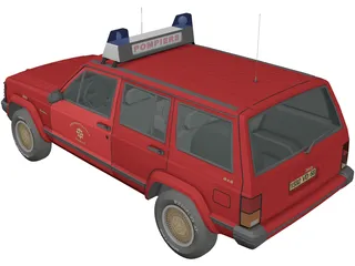 Jeep Cherokee VLTT 3D Model preview
