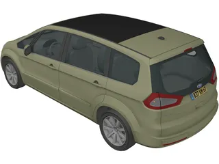 Ford Galaxy (2007) 3D Model preview