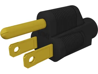 Power Plug 3D Model preview