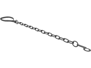 Dog Leash 3D Model preview