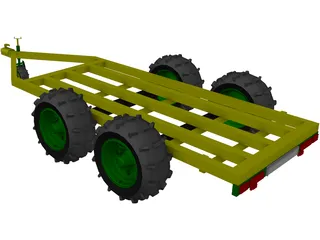 Trailer 3D Model preview