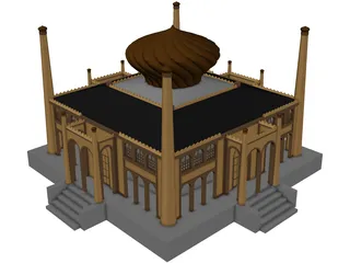 Taj Mahal 3D Model preview