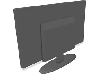 LCD TV Samsung 3D Model preview