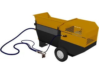 Turbosol Water Pump 3D Model preview