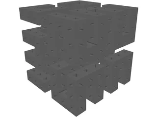 Hilbert Cube 3D Model preview