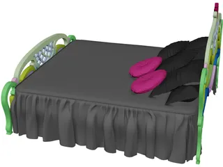Bed 3D Model preview