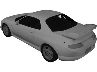 Mitsubishi FTO 3D Model preview