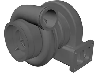 Turbo T06 3D Model preview