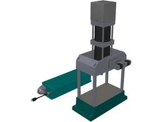 Press Machine 3D Model preview