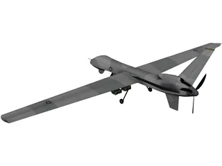 General Atomics MQ-9 Reaper UAV Drone 3D Model preview