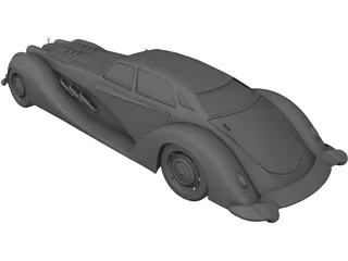 Oldtimer Concept 3D Model preview
