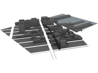 Chelsea Neighborhood NYC 3D Model preview