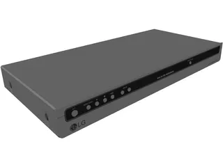 LG DVD 3D Model preview