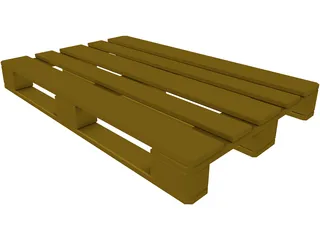Euro Palett 3D Model preview