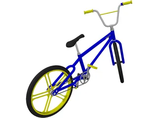 BMX Bike 3D Model preview