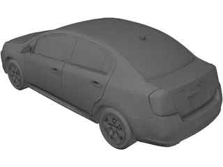 Nissan Sentra (2012) 3D Model preview