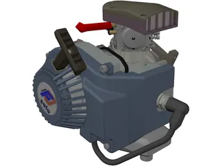 Modellsport Solo Engine 3D Model preview