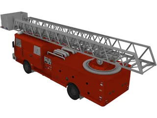 Firetruck 3D Model preview