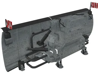Snow Plow 3D Model preview