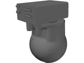 Cloud Captech Gimball Tase 3D Model preview