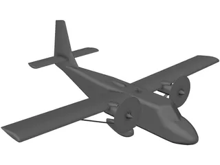 Australian GAF N22 Nomad 3D Model preview