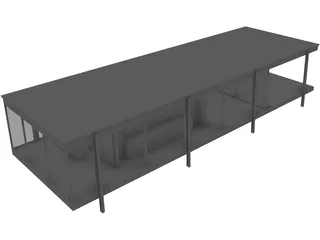 House Fransworth 3D Model preview