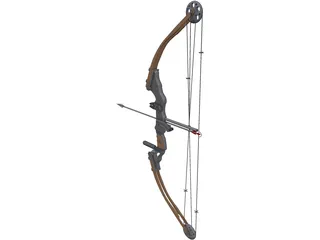 Hunting Bow 3D Model preview