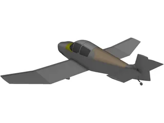 Jodel 1050 Sicile 3D Model preview