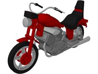 Motorcycle 3D Model preview