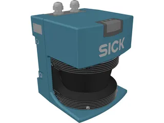 SICK Sensor 3D Model preview