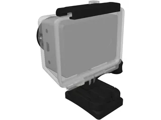 GoPro Hero Camera 3D Model preview
