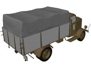 Mercedes-Benz L3000 3D Model preview