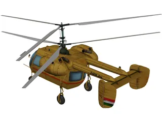Kamov Ka-26 3D Model preview