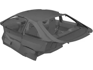 Interior Honda Integra R (2000) 3D Model preview