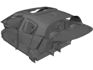 Interior Mazda RX8 (2004) 3D Model preview