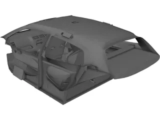 Interior Honda Civic Mugen (2004) 3D Model preview