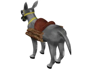 Donkey 3D Model preview