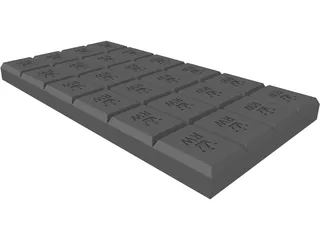 Chocolat 3D Model preview