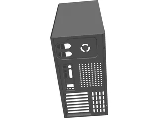 Computer Case 3D Model preview