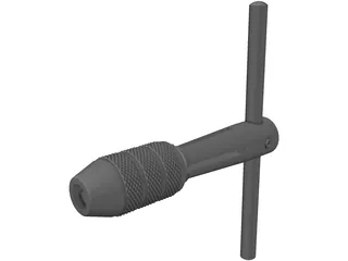 Chuck Tap Wrench 3D Model preview