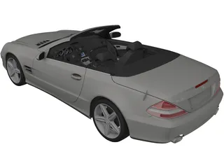 Mercedes-Benz SL500 (2009) 3D Model preview