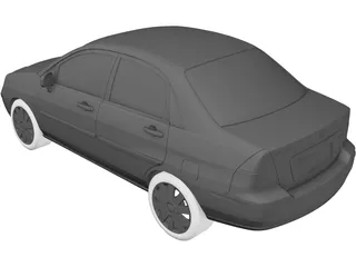 Suzuki Liana Sedan (2010) 3D Model preview